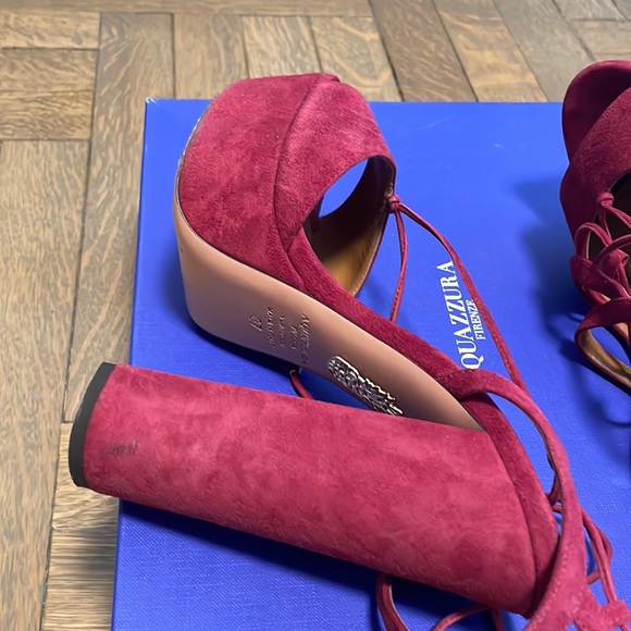 Aquazzura Austin plateau sandals 140 mm - Picture 9 of 11